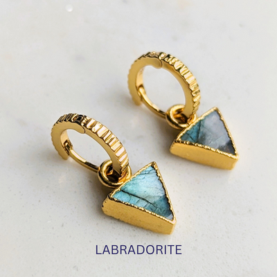 labradorite earrings