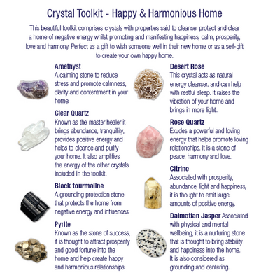 Lapis London Happy and Harmonious Home Crystal Toolkit