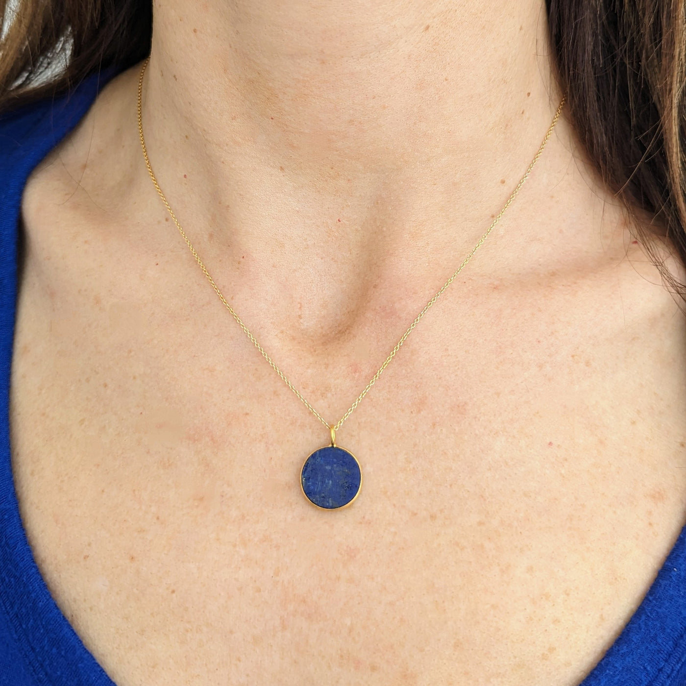 lapis lazuli pendant necklace 