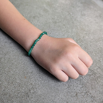 Green Aventurine children's gemstone bracelet 