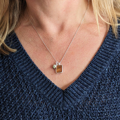The Duo Citrine Necklace