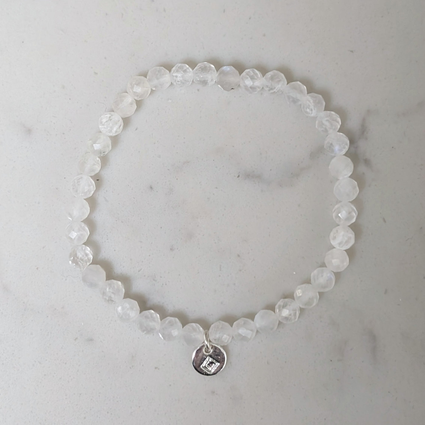 Moonstone children's gemstone bracelet 