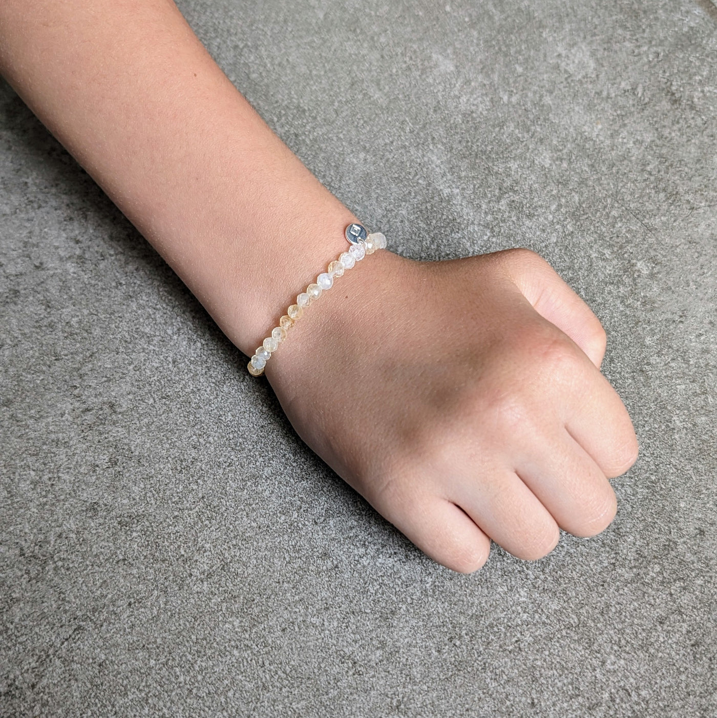Citrine children's gemstone bracelet 