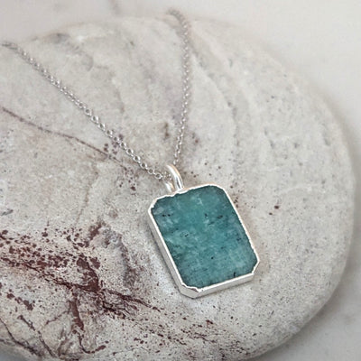 The Rectangle Amazonite Necklace