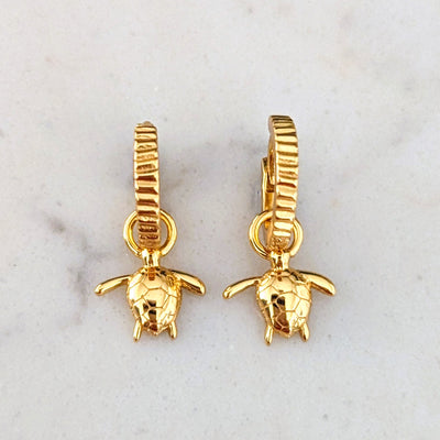 The Tiny Turtle Earrings