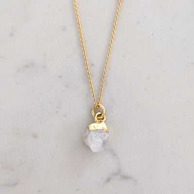 Moonstone June birthstone necklace