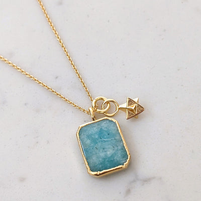 The Duo Amazonite Necklace