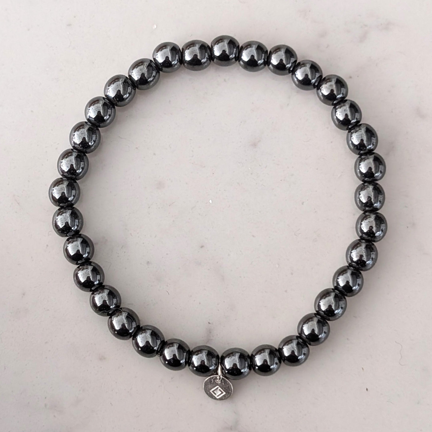 Men's Hematite Gemstone Bracelet