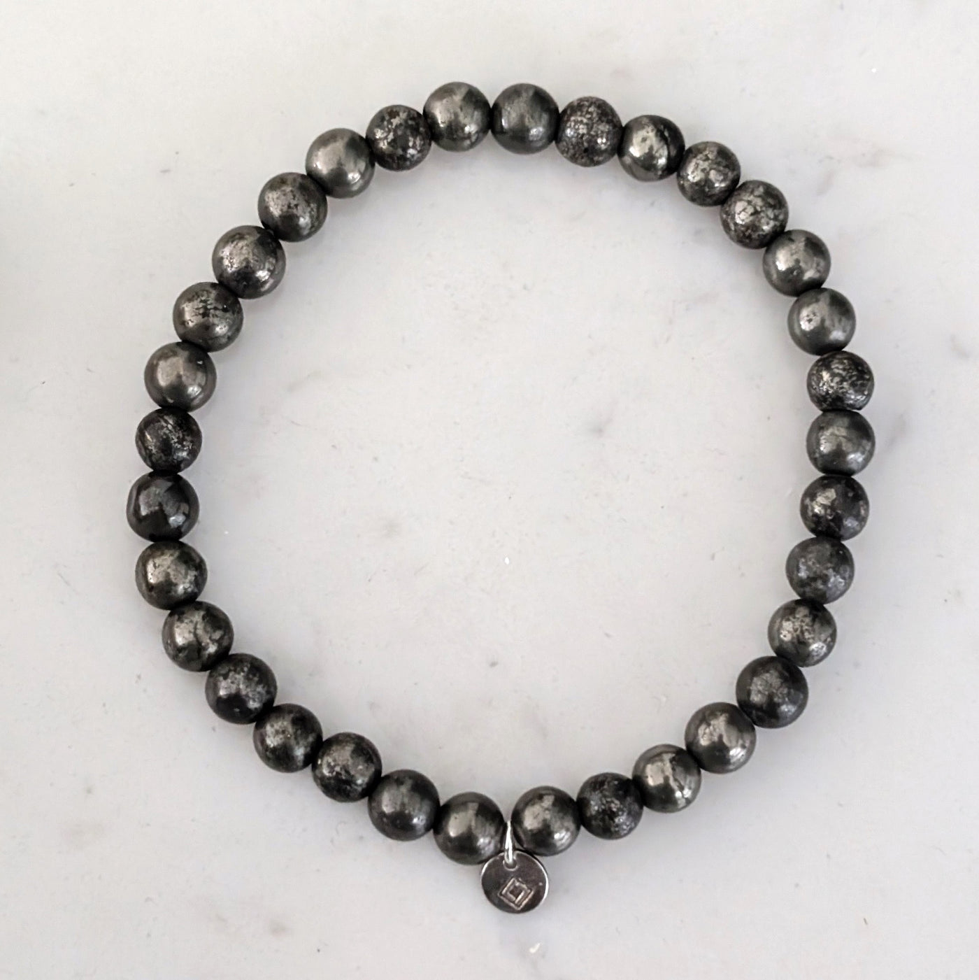 men's pyrite bracelet