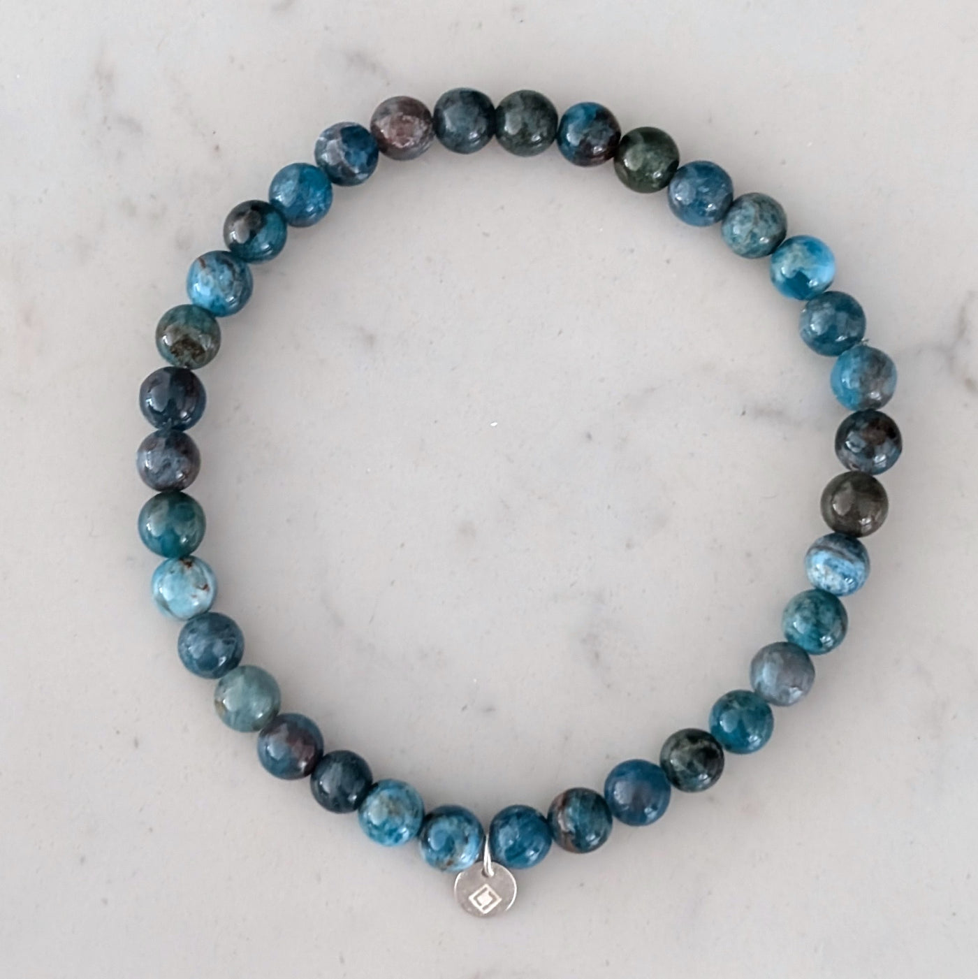 Men's Apatite Gemstone Bracelet