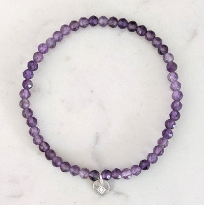 amethyst gemstone bracelet