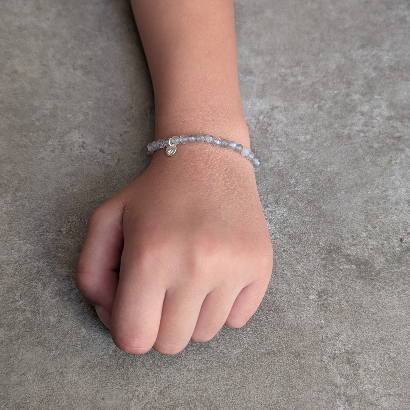 children's labradorite gemstone bracelet