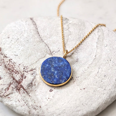 lapis lazuli pendant necklace 