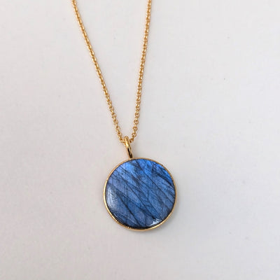 The Circle Labradorite Necklace