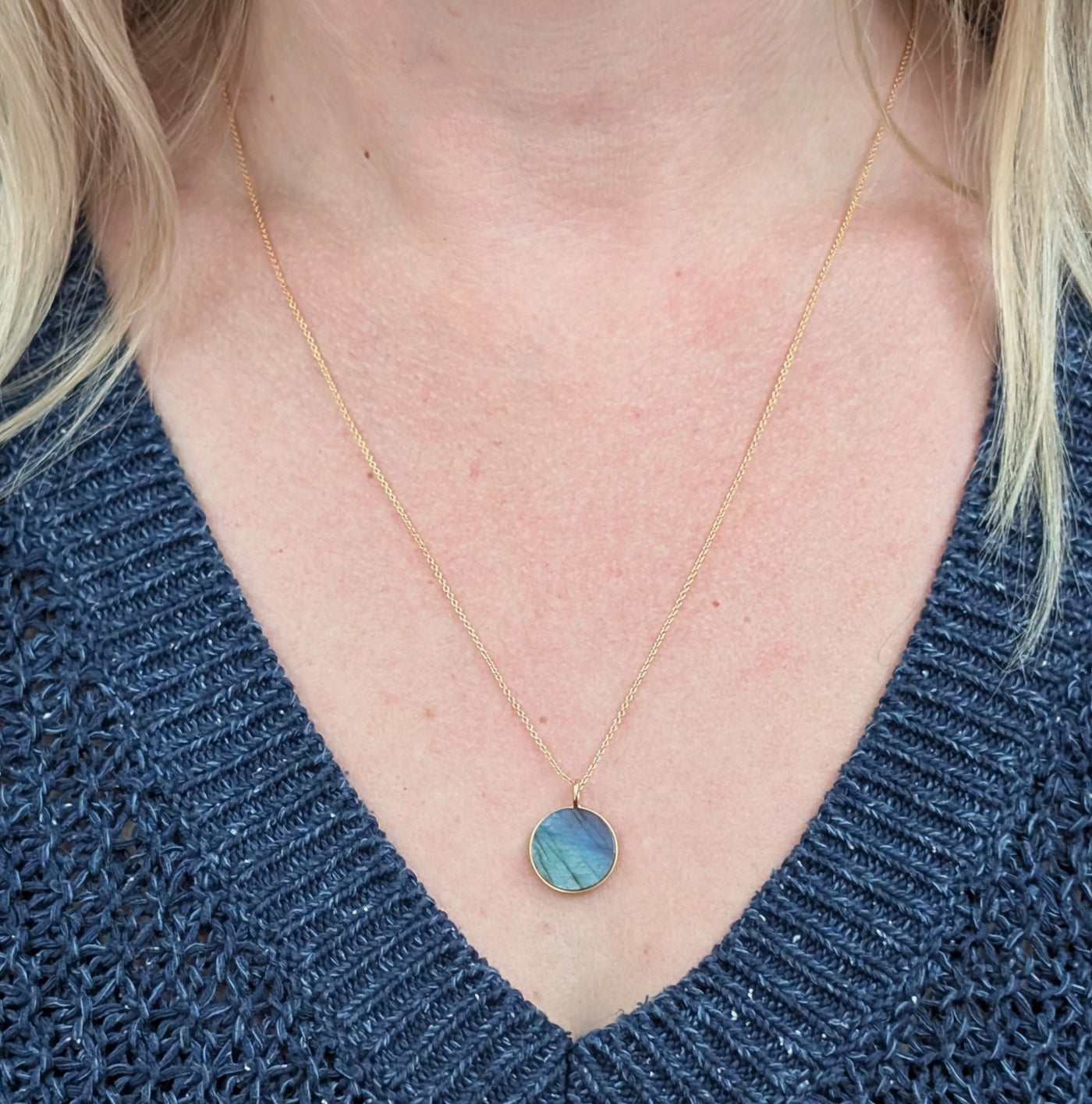 The Circle Labradorite Necklace