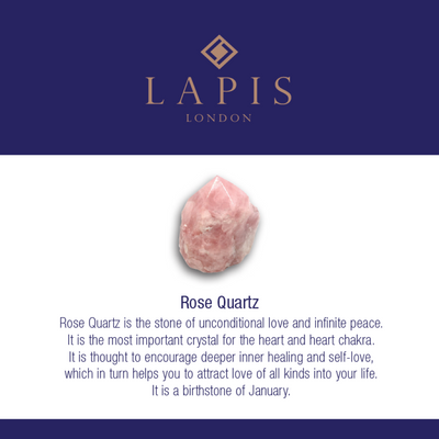 The Circle Rose Quartz January Birthstone Earrings | Love & Wellbeing