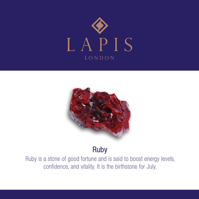 The Orb Ruby July Birthstone Necklace