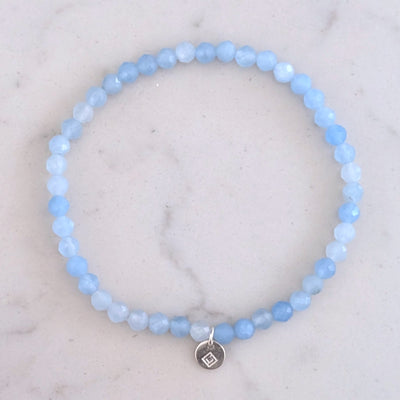 aquamarine gemstone bracelet