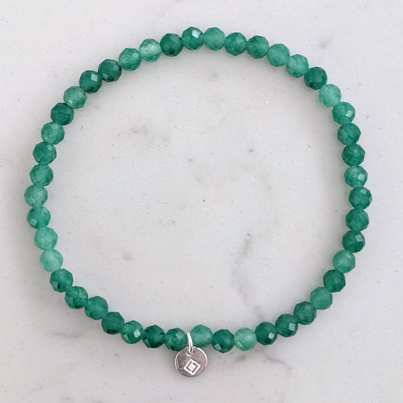 green aventurine gemstone bracelet