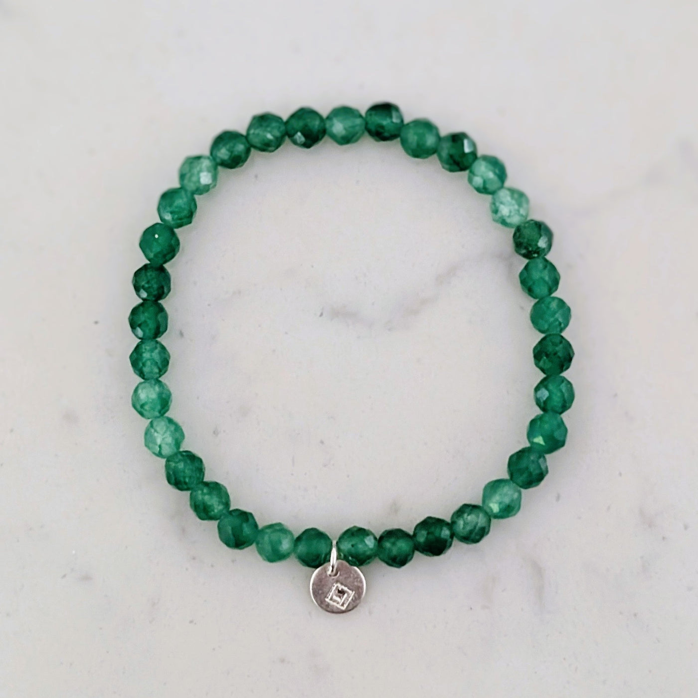 green aventurine children's bracelet 