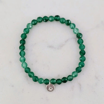 green aventurine children's bracelet 