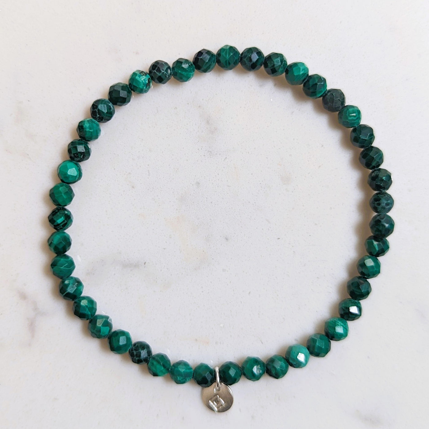 malachite gemstone bracelet