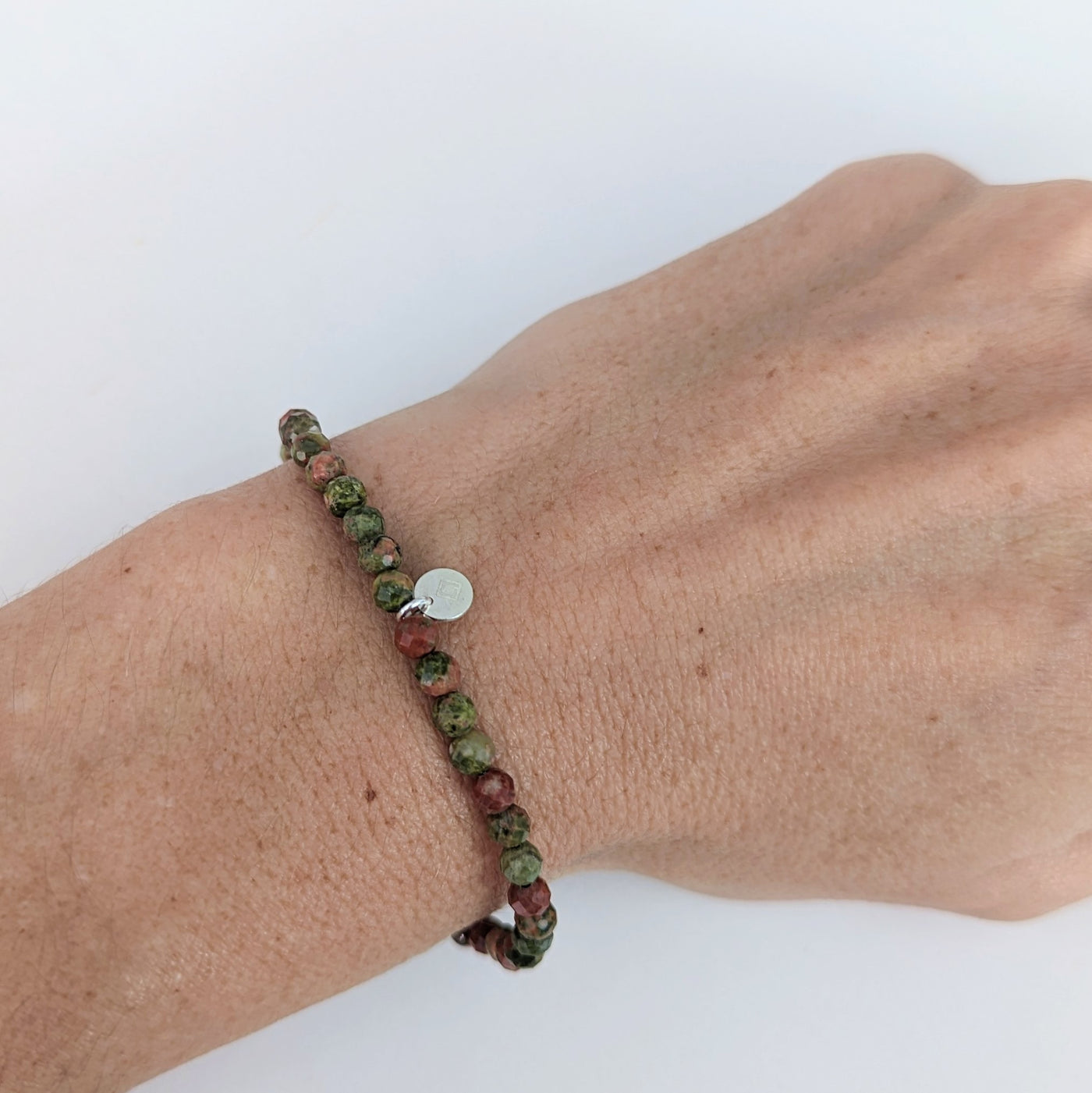 Unakite Gemstone bracelet